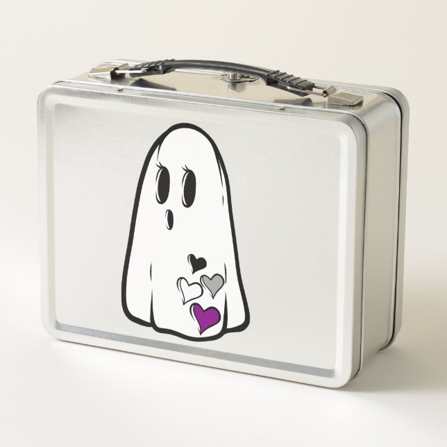 Ace Pride Ghost Metal Lunch Box (Back)
