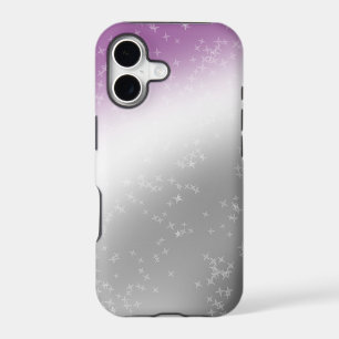 Ace Pride Glitter Sparkle Gradient Abstract Purple