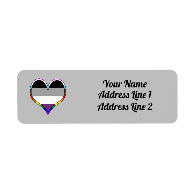 Ace Pride Heart Label (Front)