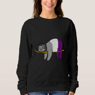 Ace Pride Sloth Asexual Sweatshirt