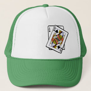 Ace & Queen of Spades 21st Birthday Born In 2002 Trucker Hat
