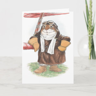 Ace Rabbit aviator card