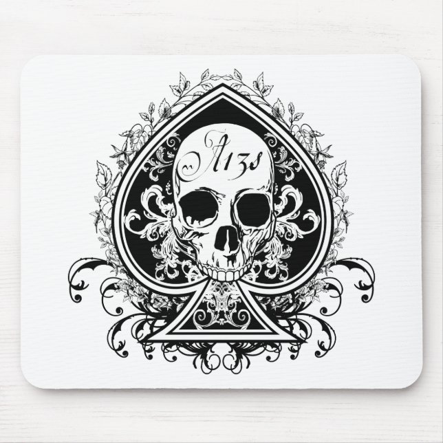 Ace Skull Mouse Mat (Front)