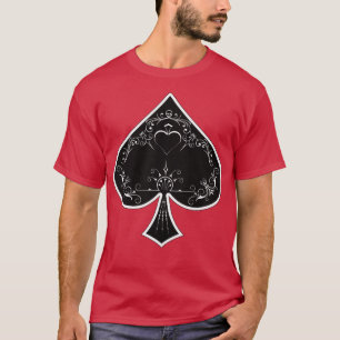 Ace Spade Playing Deck ds Spades Suit T-Shirt