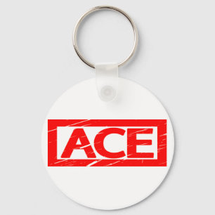 Ace Stamp Key Ring
