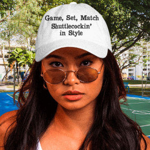 Ace the Style Game Embroidered Hat