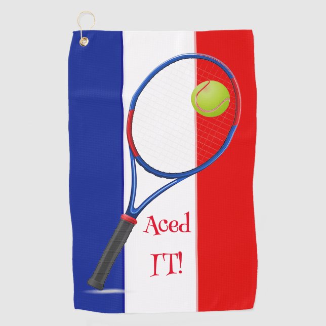 Aced IT! Tennis Sweat Towel (Front)
