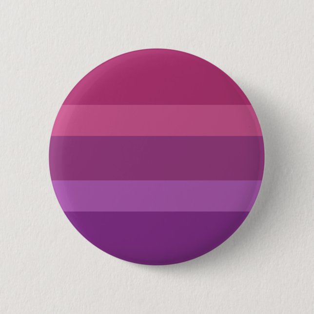 Aceflux Pride Flag 6 Cm Round Badge (Front)