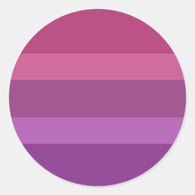 Aceflux Pride Flag Classic Round Sticker (Front)