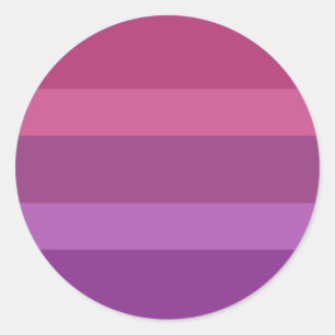 Aceflux Pride Flag Classic Round Sticker