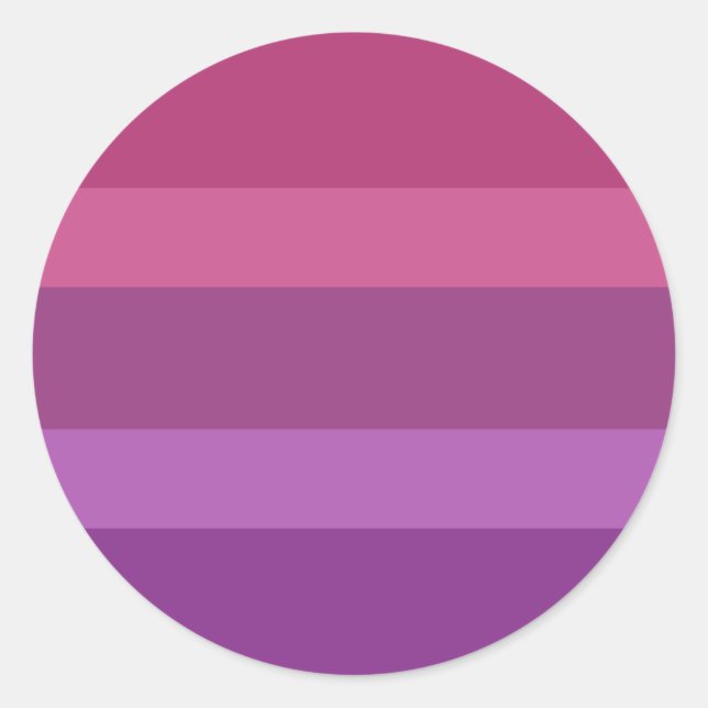 Aceflux Pride Flag Classic Round Sticker (Front)