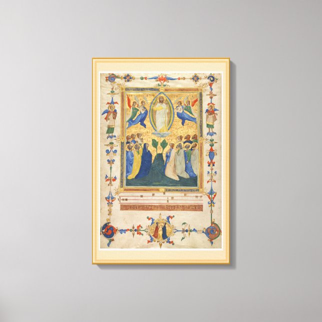 Acension of Christ Stretched Canvas Print (Front)