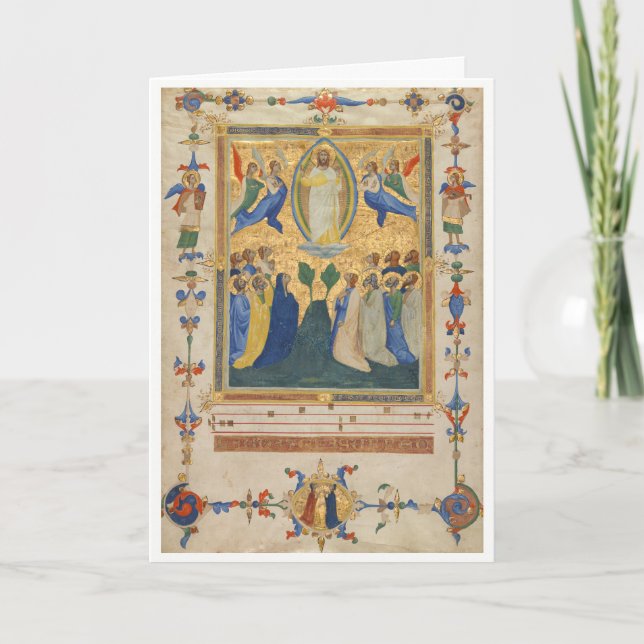 Acension of Jesus Christ Sympathy  Card (Front)