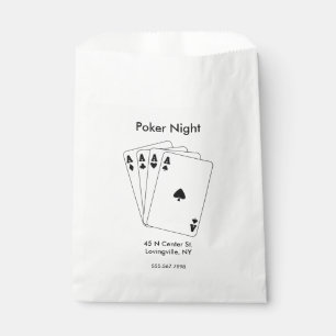Aces Cards Favour Bags