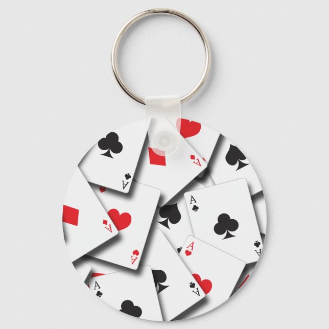 ACES PLAYING CARDS KEY RING (Front)