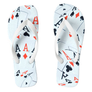 Aces Poker Cards, Flip Flops