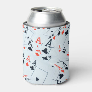 Aces, Poker Cards, Stubby Holder