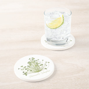 Acetabularia Seaweed Stone Coaster