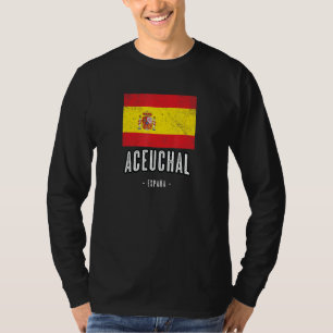 Aceuchal Spain Es Flag City Bandera Ropa T-Shirt
