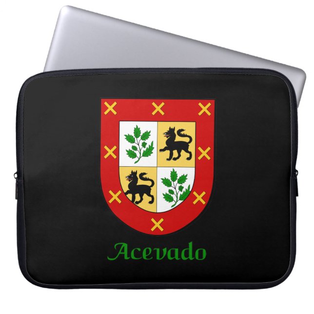 Acevado Family Shield Electronics Bag (Front)