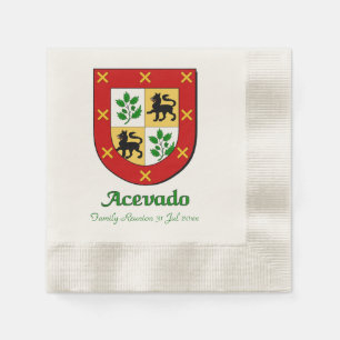 Acevado Family Shield Napkin