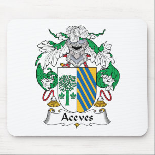 Aceves Family Crest Mouse Mat