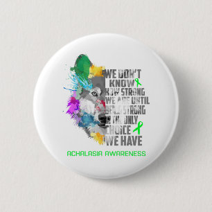 Achalasia Awareness Ribbon Support Gifts 6 Cm Round Badge
