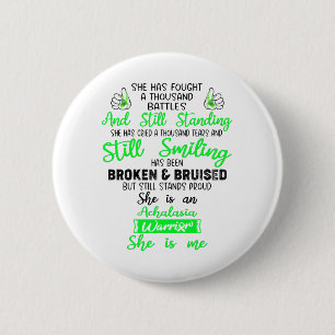 Achalasia Syndrome Warrior Gifts 6 Cm Round Badge