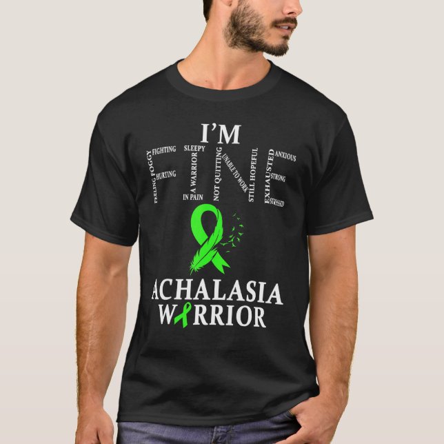 Achalasia Warrior Im Fine T-Shirt (Front)