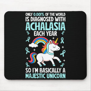 Achalasia Warrior Majestic Unicorn Mouse Mat