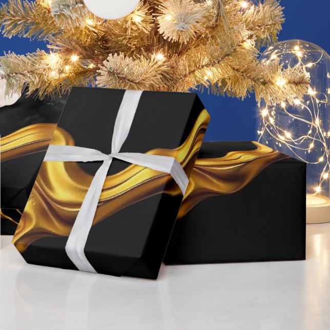 Achempong Abstract Art & Global Inspired Luxury G Wrapping Paper (Holidays)