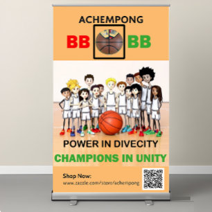 Achempong BB Game of Champions: Power in Diversity Retractable Banner