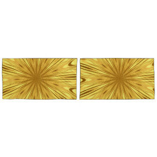 Achempong: The Gilded Zenith Opulent Swirl Liquid  Pillowcase