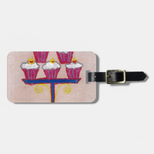 Achempong's Artful Inspirational Cupcake Couture Luggage Tag