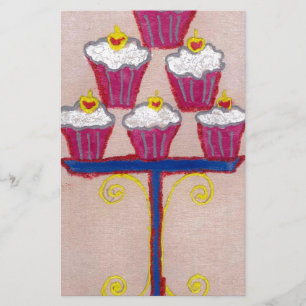 Achempong's Artful Inspirational Cupcake Couture Stationery