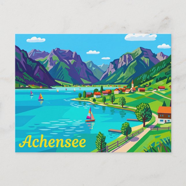 Achensee Austria Postcard (Front)