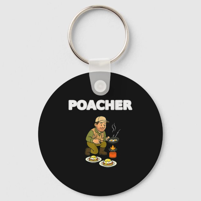 Acher Fishing Tee Fishing Gift Hunting Gift Funny  Key Ring (Front)