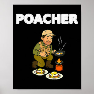 Acher Fishing Tee Fishing Gift Hunting Gift Funny Poster