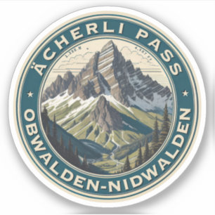 Acherli Pass swiss mountain pass hiking trail gift