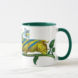 Acherontia atropos caterpillar mug