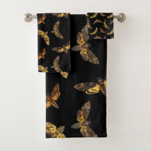 Acherontia Lachesis - Death's-head Hawkmoth Bath Towel Set