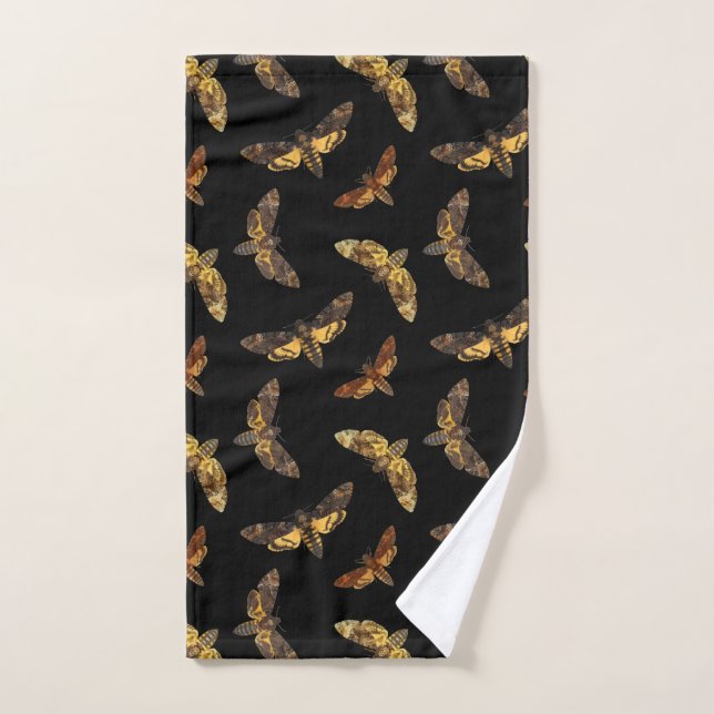 Acherontia Lachesis - Death's-head Hawkmoth Hand Towel (Hand Towel)