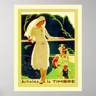 Achetez Le Timbre ~ Vintage French World War 1 Poster