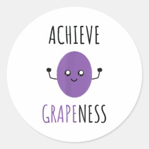 Achieve Gness - Kawaii Style G  Classic Round Sticker