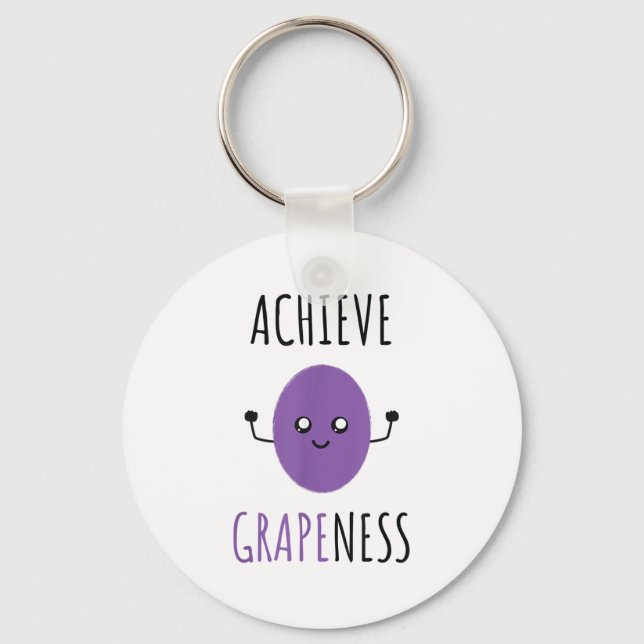 Achieve Gness - Kawaii Style G  Key Ring (Front)
