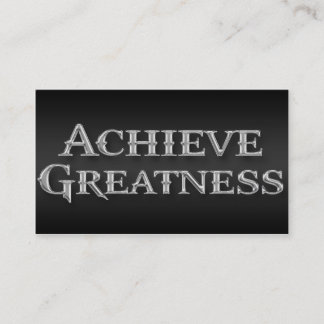 Achieve Greatness Professional Business Card