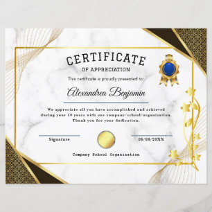 Achievement Appreciate Certificate