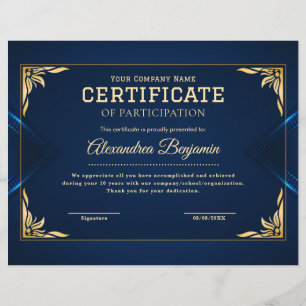 Achievement Appreciate Certificate