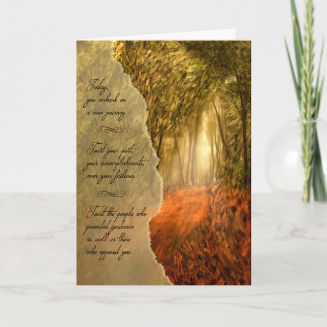 Achievement Congratulations Journey Path Card (Front)