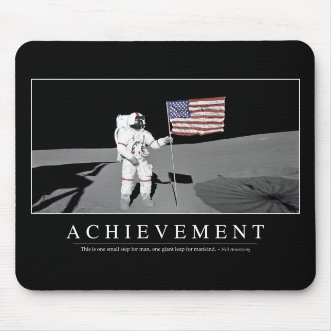Achievement: Inspirational Quote Mouse Mat (Front)